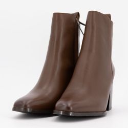 Bottine a talon black lather 23b-7891-2 t36/40 Femme ELWIN