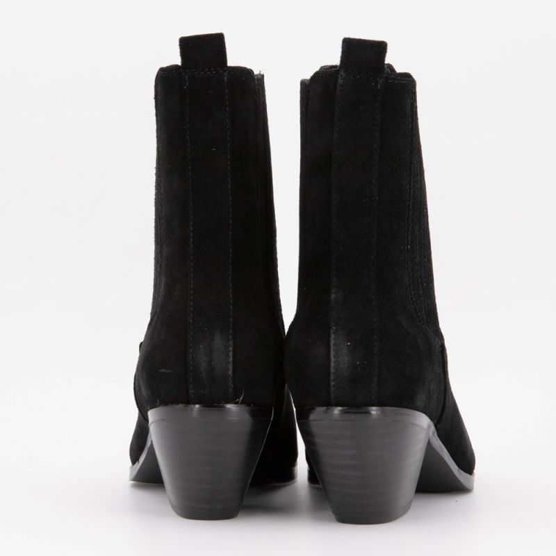 Bottine a talon taupe suede b-24427-1 t36/40 Femme ELWIN