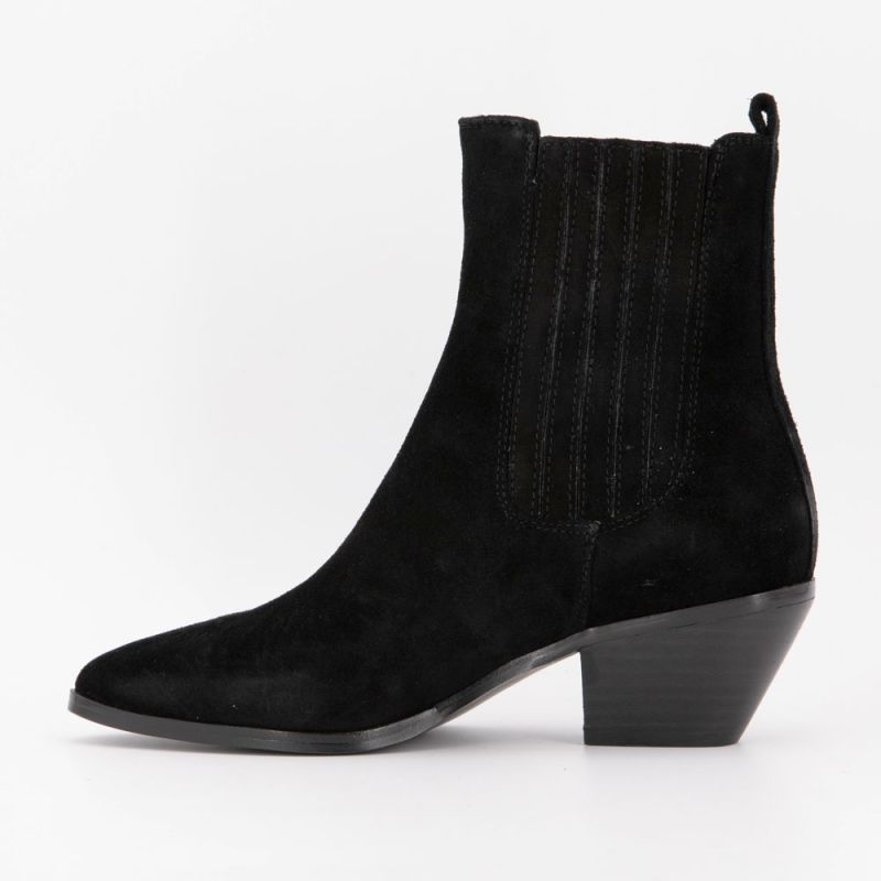 Bottine a talon taupe suede b-24427-1 t36/40 Femme ELWIN