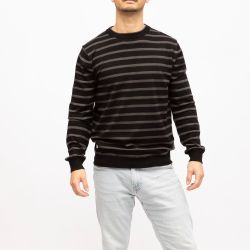 Pull fin col rond shot black 04v3302m Homme DEELUXE 74