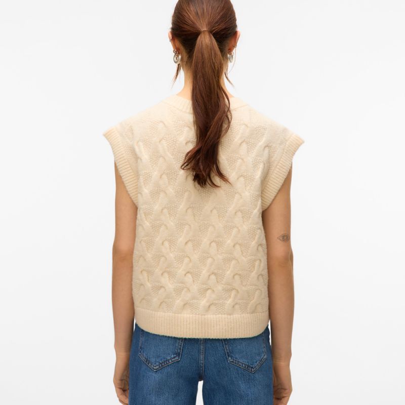 Pull sm vmpiper birch 10331549 4355 Femme VERO MODA