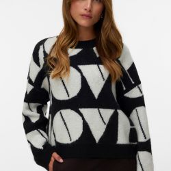 Pull vmlove black 10331432 4355 Femme VERO MODA