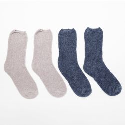 Lot de 2 paires de chaussettes velours 22427 Femme BILL TORNADE