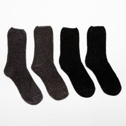 Lot de 2 paires de chaussettes velours 22427 Femme BILL TORNADE