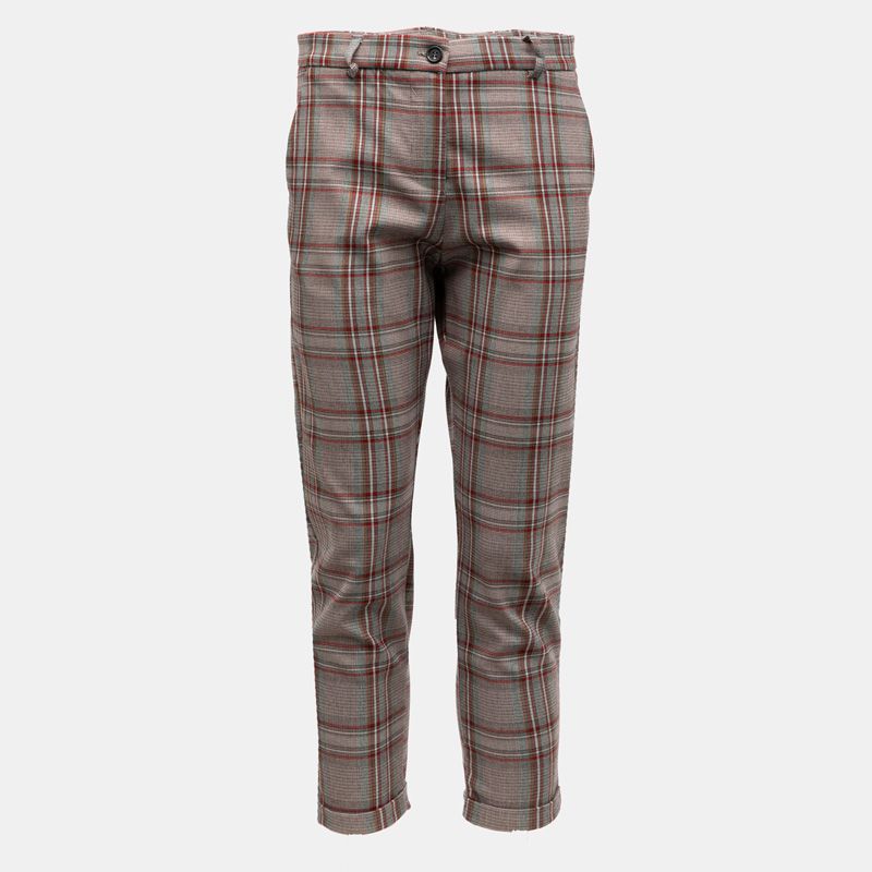 Pantalon grigio/rosso pta9cqr Femme IMPERIAL