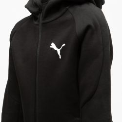Veste a capuche black evostripe Enfant PUMA