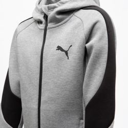 Veste a capuche black evostripe Enfant PUMA