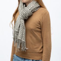 Echarpe gris 70 x 180cm man ff 224059 Femme MANOUKIAN