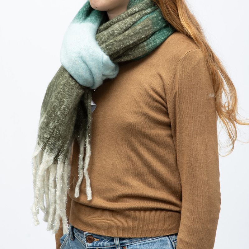 Echarpe vert 50 x 190cm man wh 252638 Femme MANOUKIAN