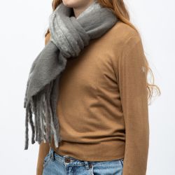 Echarpe noir blanc 50 x 190cm gp hh 252661 Femme GERARD PASQUIER