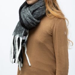 Echarpe noir blanc 50 x 190cm gp hh 252661 Femme GERARD PASQUIER