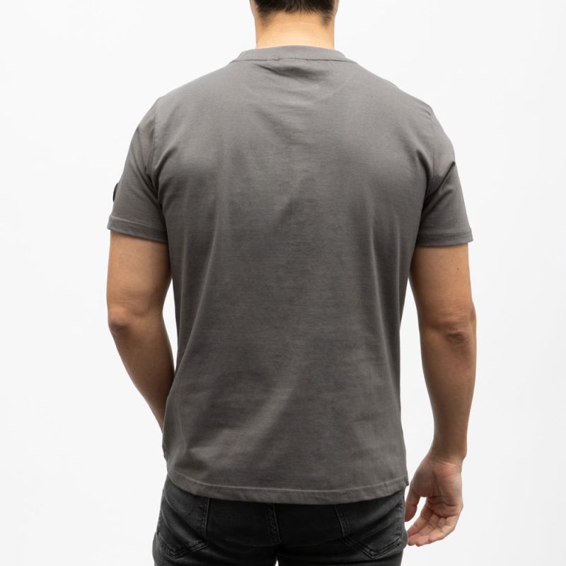 Tee shirt mc dark grey 14 monaco Homme HELVETICA