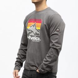 Tee shirt ml kaki 13 monaco Homme HELVETICA