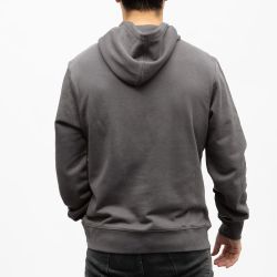 Sweat a capuche kaki 07 gaia Homme HELVETICA