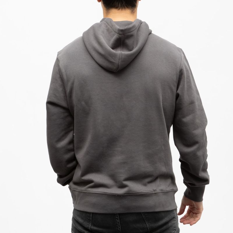 Sweat a capuche kaki 07 gaia Homme HELVETICA