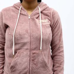 Pyjama polaire à capuche zippé Femme LULU CASTAGNETTE