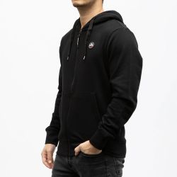 Sweat zip capuche 08gaia orange Homme HELVETICA