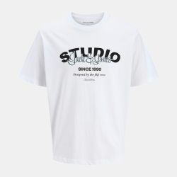 Tee shirt jjyuki black 12278495 4357 Homme JACK & JONES