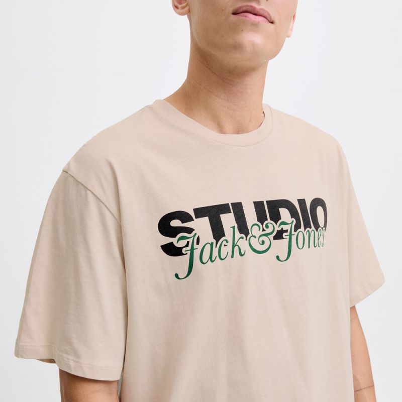 Tee shirt jjyuki moonbeam 12278495 4357 Homme JACK & JONES