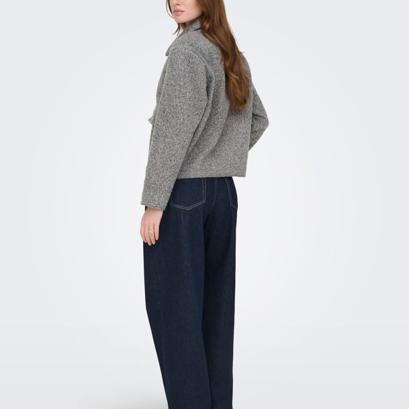 Veste onlsanne medium grey melange 15358870 4440 Femme ONLY