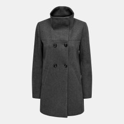 Manteau onlblake dark grey melange 15358884 4440 Femme ONLY