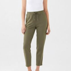 Pantalon carotte élite kaki kalamata Femme ONLY