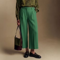 Pantalon vert phedra Femme LA PETITE ETOILE