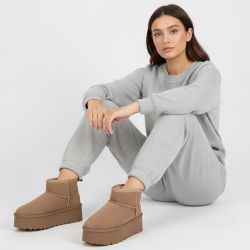 Bottines courtes Janina fausse fourrure Femme BURTON OF LONDON