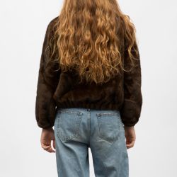 Manteau fourrure coffee h25bina f Femme GOLD AND SILVER