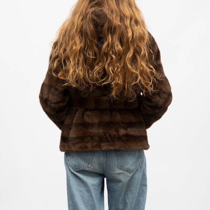 Manteau fourrure white h25bonbo Femme GOLD AND SILVER