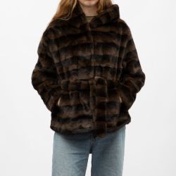 Manteau fourrure white h25bonbo Femme GOLD AND SILVER