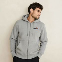 Gilet sweat coton zippé avec capuche Homme ELLESSE
