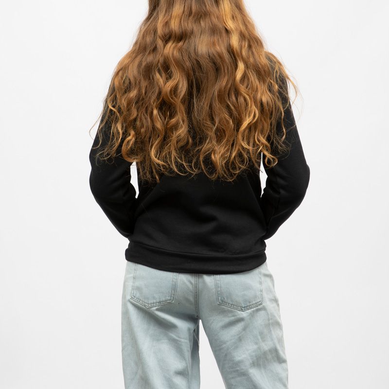 Sweat a capuche black Femme US GRAND POLO