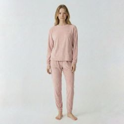 Pyjama velours logo 27163 Femme BILL TORNADE