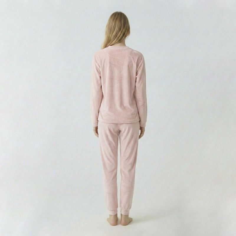 Pyjama velours logo 27163 Femme BILL TORNADE