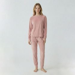 Pyjama velours logo 27163 Femme BILL TORNADE