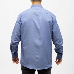 Bill00 chemise coton poly bleu azur - milleraies Homme BILL TORNADE