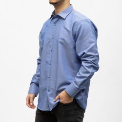 Bill00 chemise coton poly bleu azur - milleraies Homme BILL TORNADE