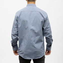 Bill00 chemise coton poly bleu royal - vichy Homme BILL TORNADE