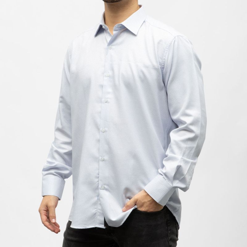 Bill00 chemise coton poly blanc - sergÉ Homme BILL TORNADE