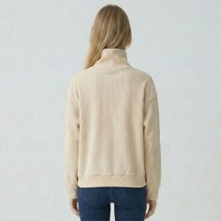 Sweat col camionneur kaki doline Femme LES TROPEZIENNES PAR M.BELARBI