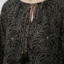 Blouse vegetal noir dune Femme LES TROPEZIENNES PAR M.BELARBI