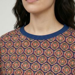 Sweat multico bohemian blue roc Femme LES TROPEZIENNES PAR M.BELARBI