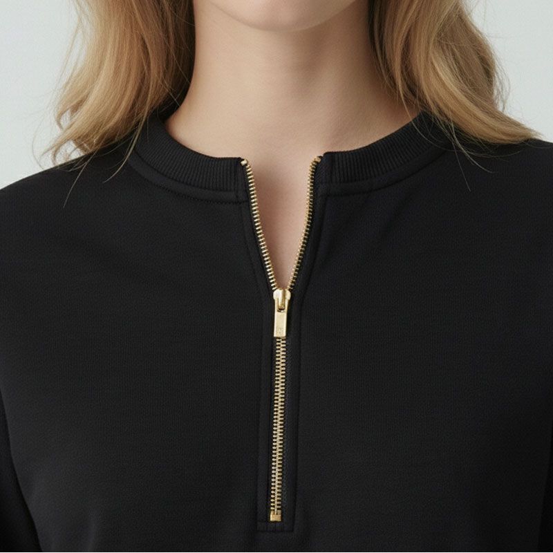 Sweat zip astrakan granit Femme LES TROPEZIENNES PAR M.BELARBI