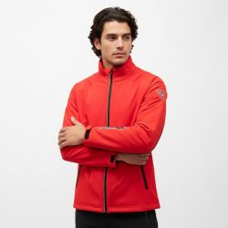 Blouson uni softshell avec zip logo blason Homme ROSSIGNOL