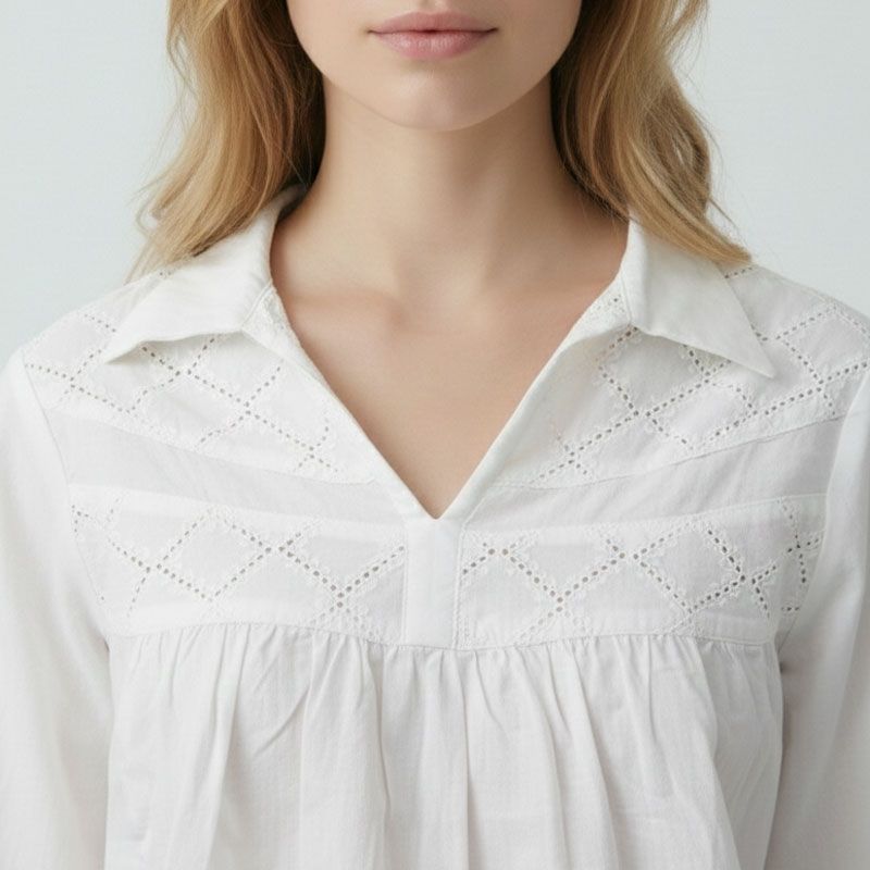 Blouse porcelaine maar Femme LES TROPEZIENNES PAR M.BELARBI