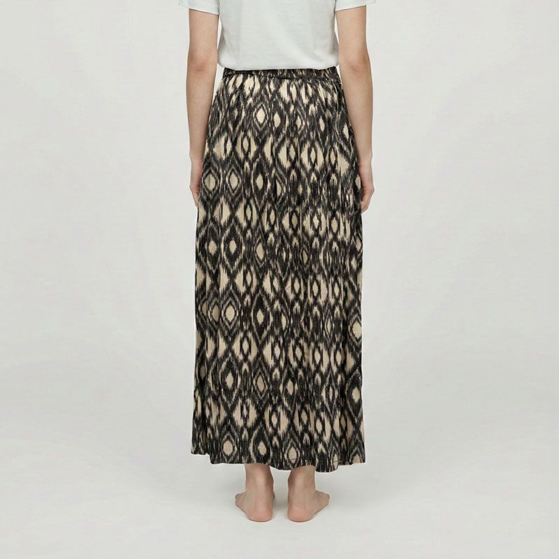 Jupe ikat beige noir gyre Femme LES TROPEZIENNES PAR M.BELARBI