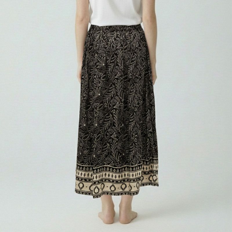 Jupe vegetal noir gyre Femme LES TROPEZIENNES PAR M.BELARBI