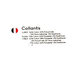 Collant blanc coton motif coeurs Enfant BILL TORNADE