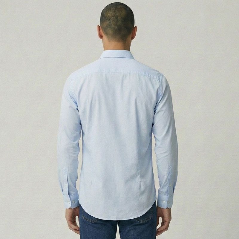 Chemise unie black umb001 reg Homme UMBERTO